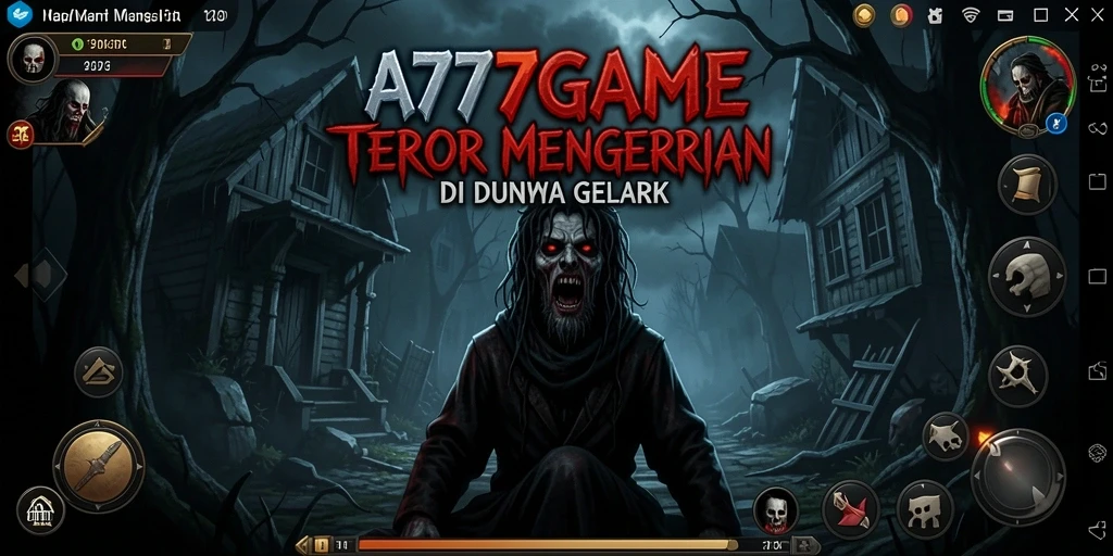 Screenshot gameplay A777GAME menunjukkan suasana mencekam dan menakutkan.