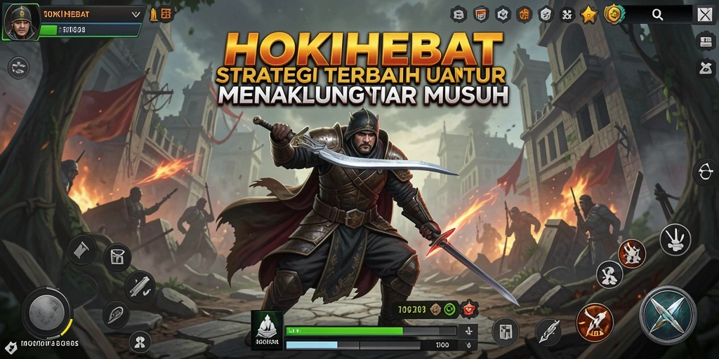 Screenshot HOKIHEBAT menampilkan intensitas strategi permainan yang mendebarkan.