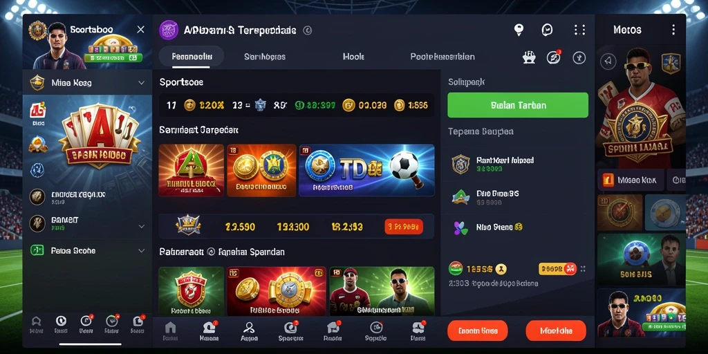 Tampilan gameplay Sportsbook MPO303 dengan berbagai opsi taruhan.